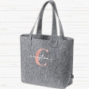 Bolso fieltro Gris