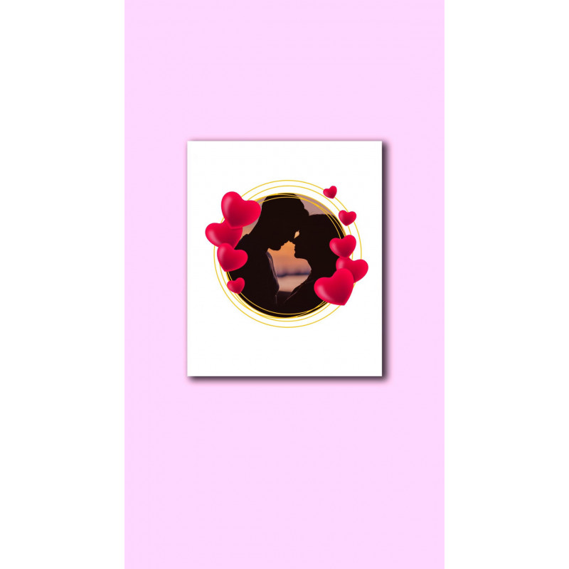 Lienzo personalizado Corazón con fotos Lienzo personalizado Corazón con fotos