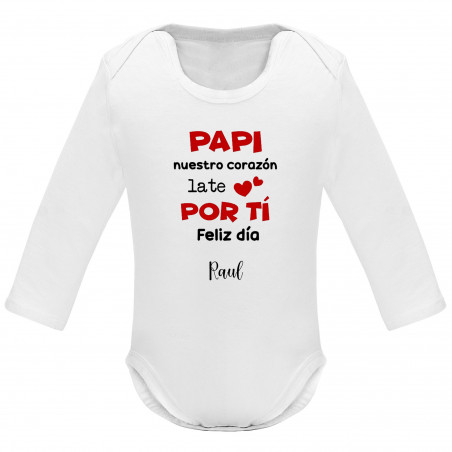Body "Papi nuestro corazón late por ti"