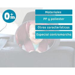 Espejo retrovisor trasero para contramarcha