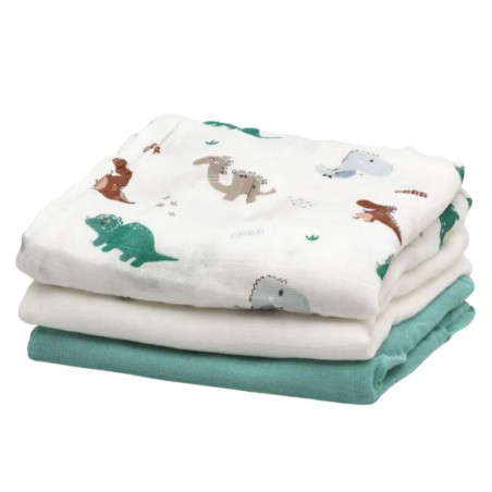 Pack 3 gasas Dinosaurios KioKids