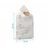 Muselina 120x120 bambú beige