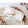 Muselina 120x120 bambú beige